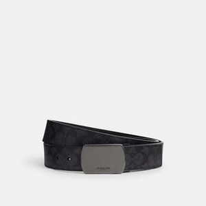 Plaque Buckle Cut To Size Reversible Belt, 38 Mm